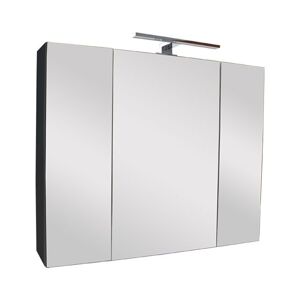 A-Interiéry Zrcadlová skříňka závěsná s LED osvětlením Nive 80 ZS nive 80zs