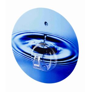WENKO nástěnný háček BEZ VRTÁNÍ StaticLoc UNO WATER CYCLE modrý 2x9x9 cm