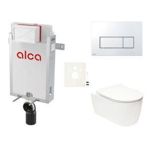 Cenově zvýhodněný závěsný WC set Alca k zazdění + WC Glacera Alfa SIKOAA8