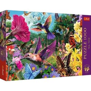 Trefl Puzzle Premium Plus Čajový čas: Zahrada kolibříků, 1000 dílků